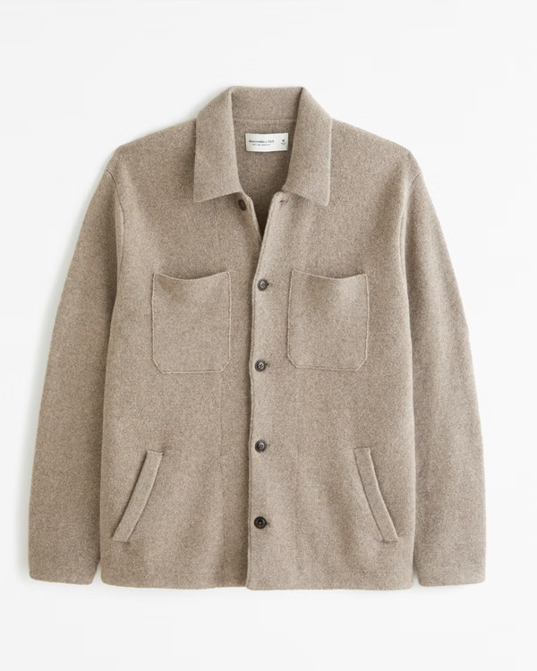 Sweater Shirt Jacket | Abercrombie & Fitch (US)