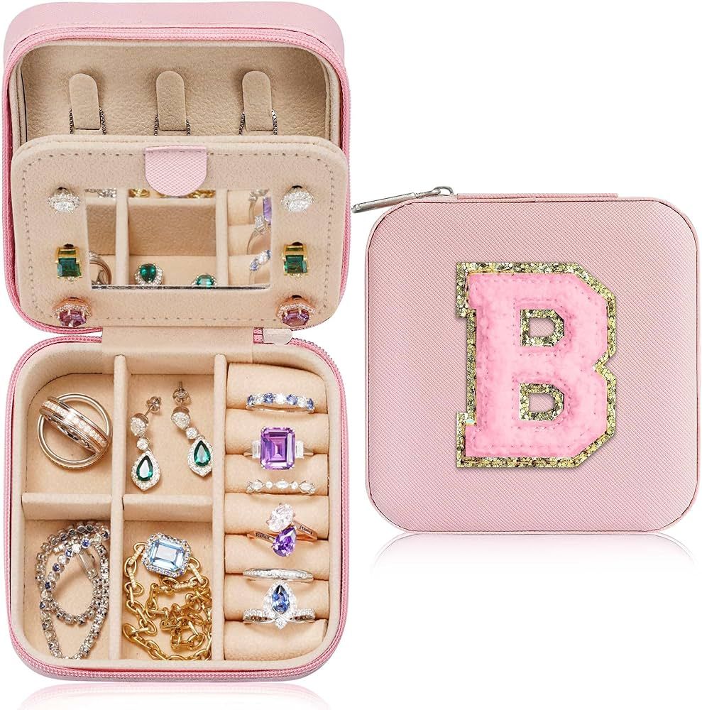 Parima Birthday Gifts for Girls Jewelry Box - Teen Girl Gifts Trendy Stuff, Personalized Initial ... | Amazon (US)