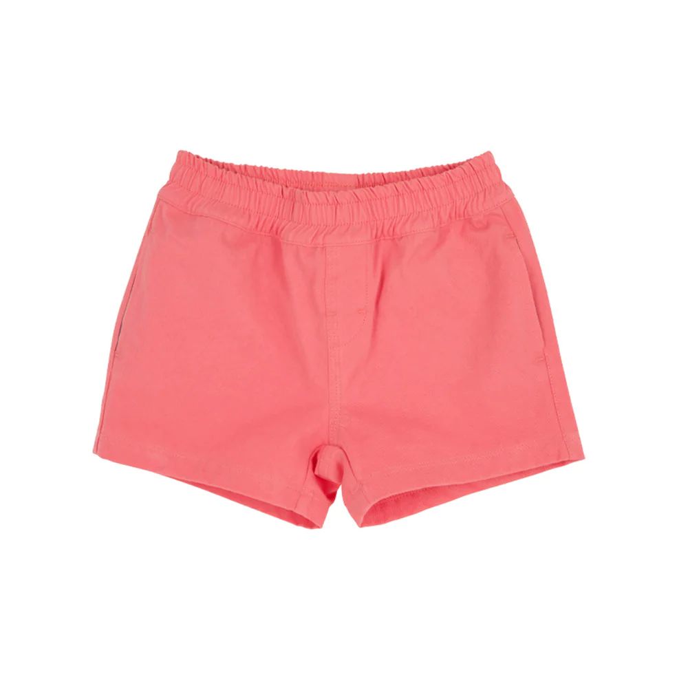 Sheffield Shorts - Parrot Cay Coral with Beale Street Blue Stork | The Beaufort Bonnet Company