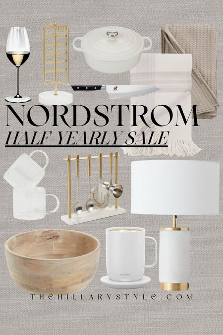 Nordstrom Half-Yearly Sale Home: Home finds on sale. Blanket, throw blanket, quilt, lamp. Modern lamp, wood bowl, salad bowl, clear mug set, Ember mug, bar tool set, jewelry tower, Riedel wine glasse set, MIYABI chef’s knife, Le Creuset Dutch Oven.

#LTKHome #LTKSaleAlert #LTKSeasonal