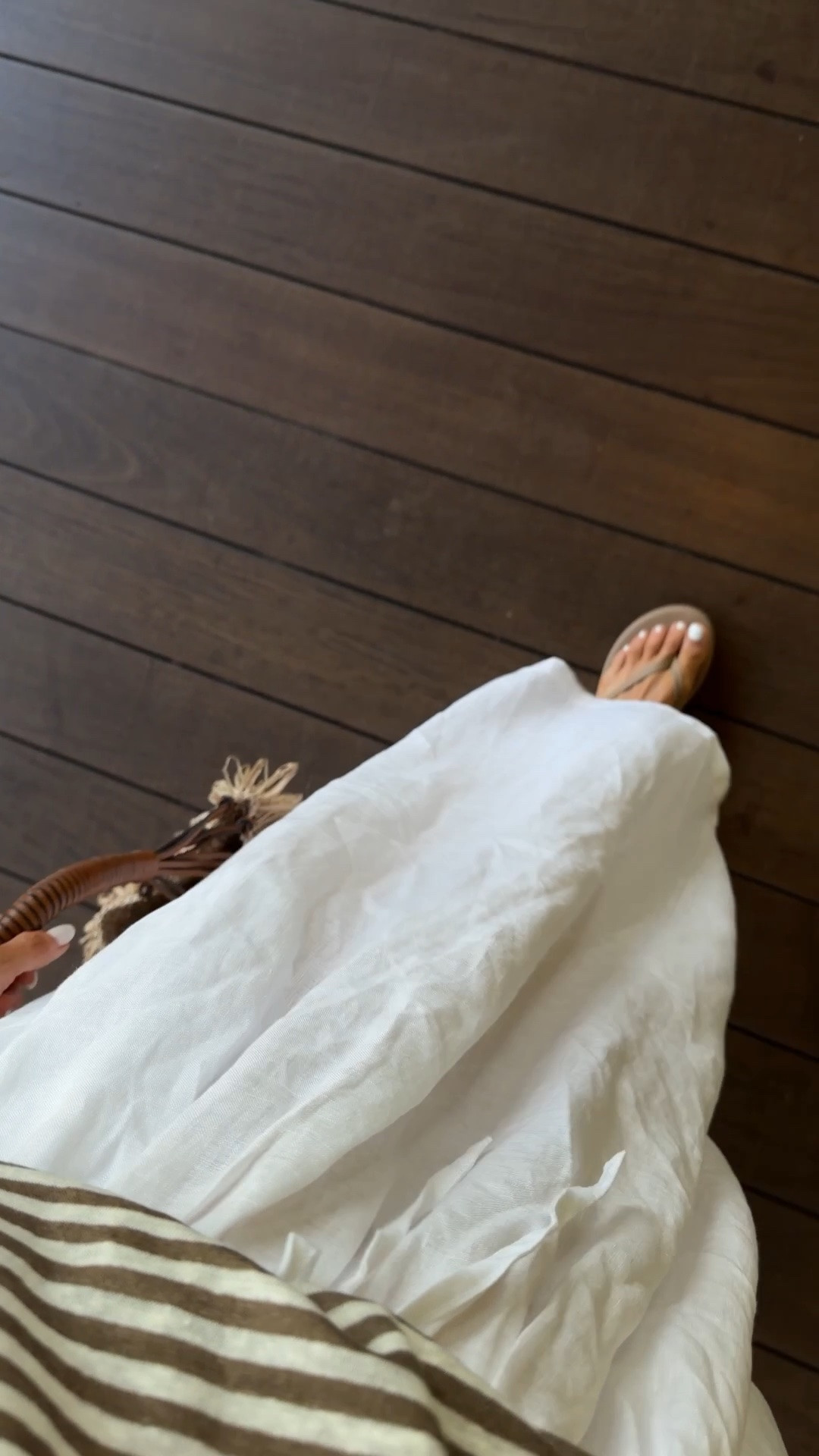 Had to pick up these sandals in the color coco butter! I’m just shy of 5-7” wearing the size S (runs oversized) and size small skirt!

#LTKgrwm #LTKdayinmylife #LTKSeasonal