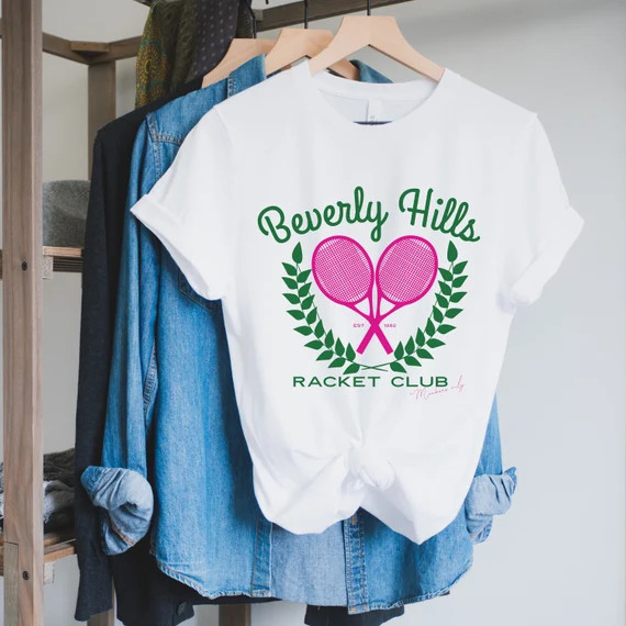 Beverly Hills Racket Tennis Club T-shirt Country Club Pool | Etsy Canada | Etsy (CAD)