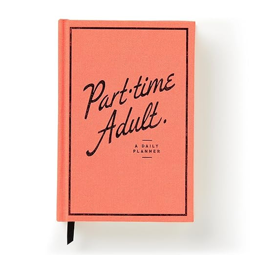Part-Time Adult Undated Daily Planner      Hardcover – Organizer, January 16, 2024 | Amazon (US)