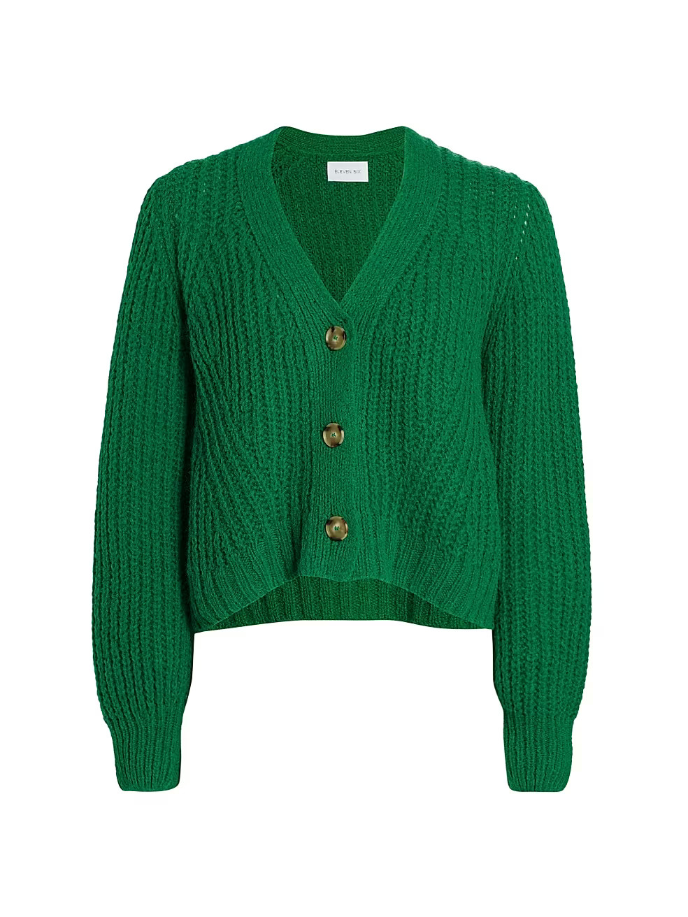 Sara V-Neck Crop Cardigan | Saks Fifth Avenue