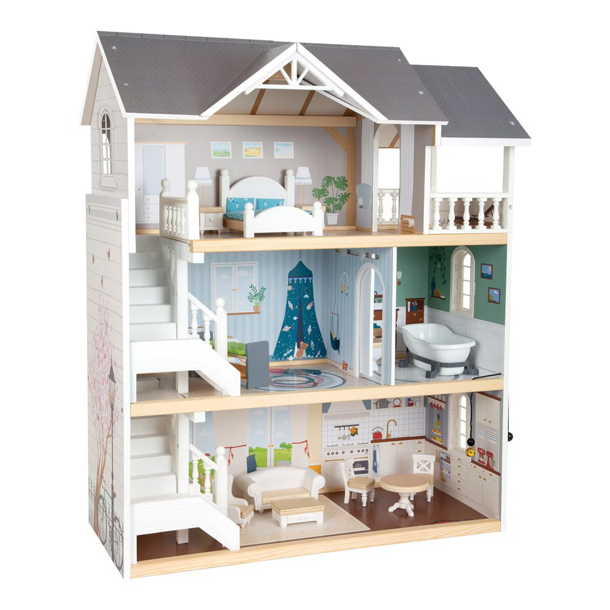 Small Foot Iconic Complete Doll House Playset with Furniture | Target