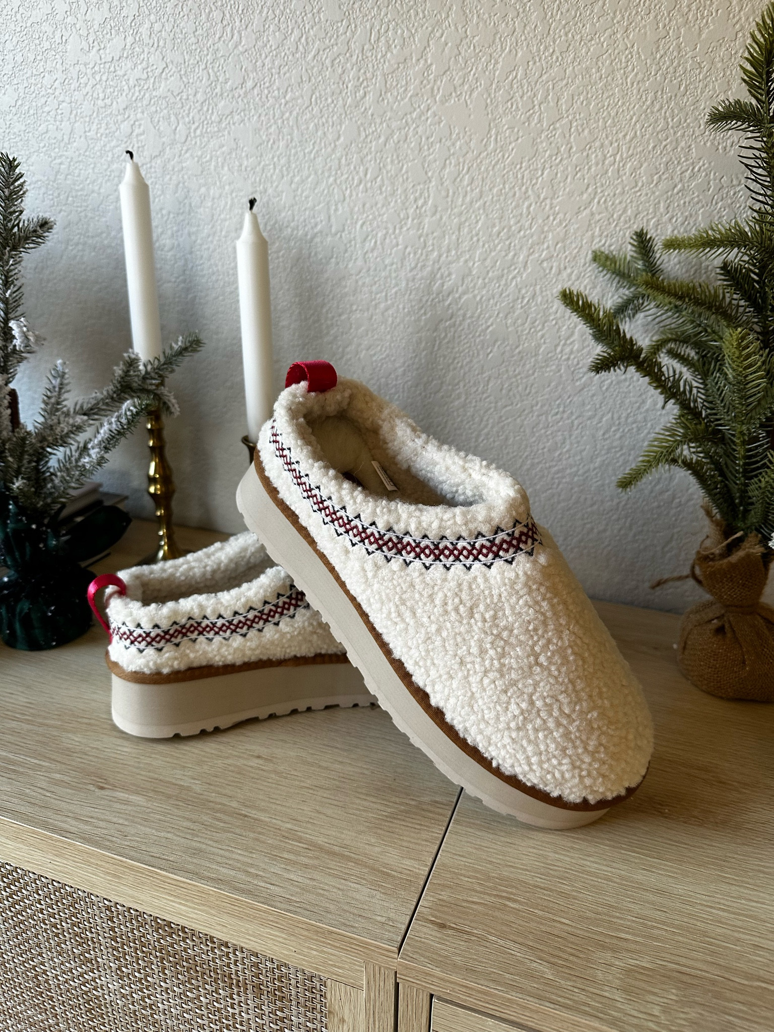 Identical! 😍❤️ but only $40 including shipping! They’re so cute and comfortable! TTS- I’m a women’s 10 and bought a 42.  Ugg dupes , Uggs for less , dh gate dupes , dhgate Uggs , dh gate Uggs , dhgate shoes , Ugg tazz slippers , Sherpa slippers , Christmas slippers 

#LTKHoliday #LTKSeasonal #LTKU