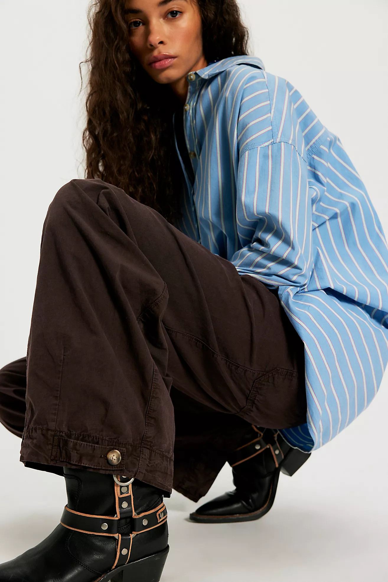 Damson Madder Liv Trousers | Free People (Global - UK&FR Excluded)