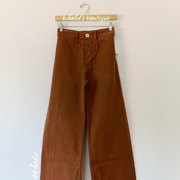 Jesse Kamm Sailor Pants in Tone 34 Brown Red Copper Size 2 Brand New NWT | Poshmark