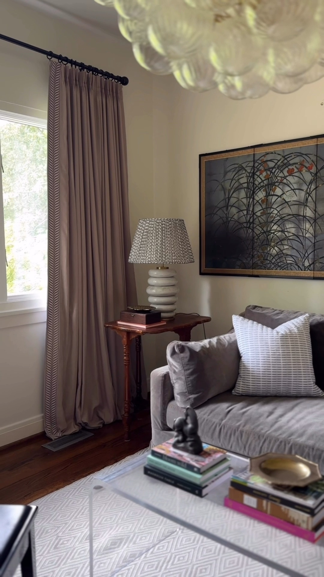 SALE NOW! Grab my favorite Amazon curtain panels while they’re still marked down for Prime Day!
Save this post — this easy curtain DIY is one of the simplest upgrades you can do to make your windows look completely custom.
All you need is hem adhesive tape and your favorite ribbon trim. Lay it out, iron it on, and hang. That’s it. No sewing, no special tools, and the result looks like something straight out of a designer showroom. If you have ever seen ribbon trim curtains, border trim drapes, or custom curtain panels and thought they were out of your budget — this is how you get that exact same look for a fraction of the cost.
This works on any curtain panel and is one of those budget-friendly home upgrades that makes a huge impact in a living room, bedroom, dining room, or anywhere you have drapes. It instantly adds color, texture, and that layered, intentional window treatment look that makes a room feel finished.
#homediy #homehack #curtaindesign

#LTKHome #LTKSaleAlert #LTKdayinmylife