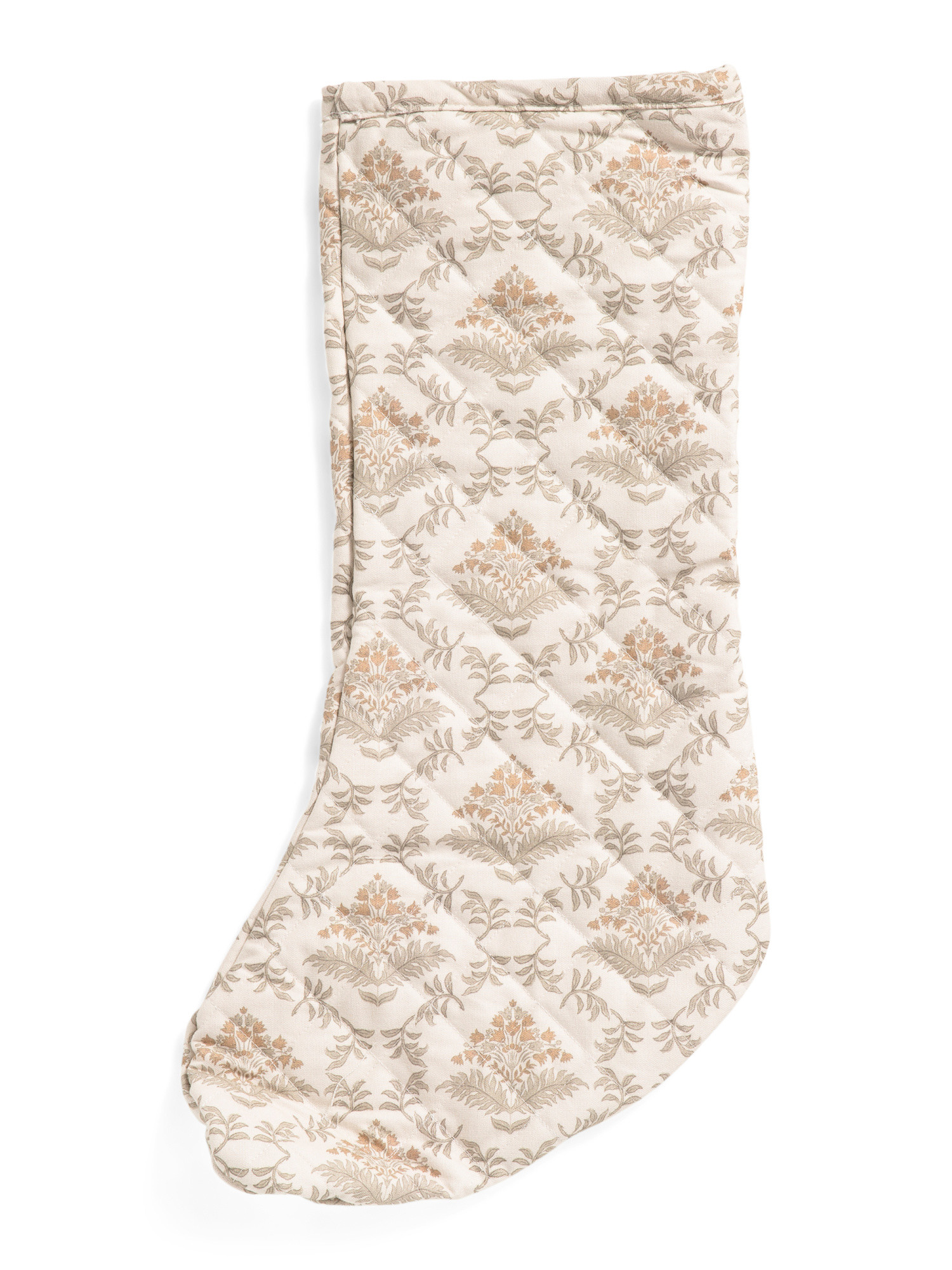 Field Of Florals Block Print Stocking | Garlands & Trimmings | Marshalls | Marshalls