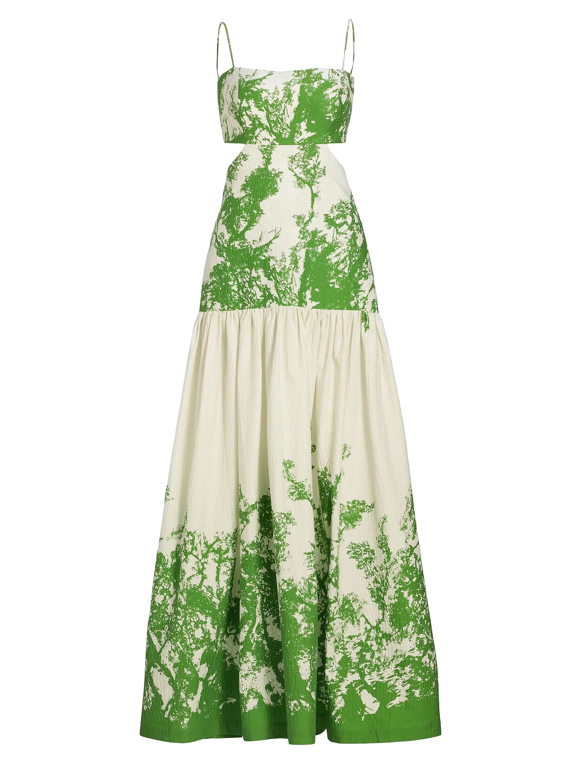 Shop Silvia Tcherassi Shannon Floral Cotton Maxi Dress | Saks Fifth Avenue | Saks Fifth Avenue
