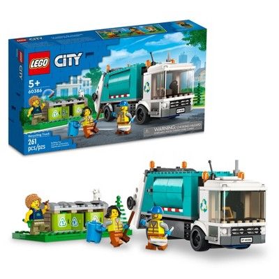 LEGO City Recycling Truck Bin Lorry Toy, Vehicle Set 60386 | Target