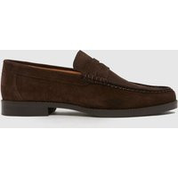 schuh Ryle Suede Loafer Shoes in Brown | Schuh