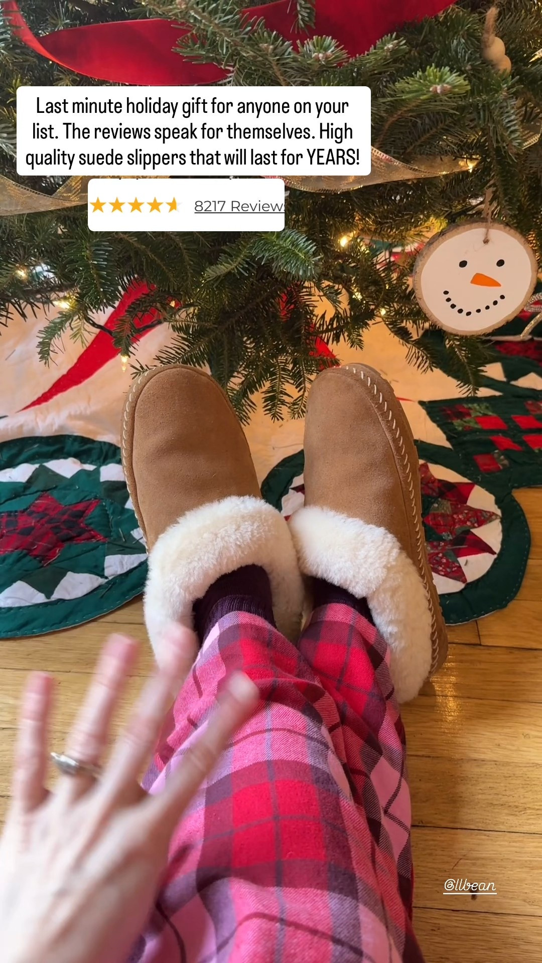 The coziest suede slippers with reel lambs wool lining. Will last for YEARS! I wear mine every day. Great gift idea & free shipping. LLBean 

#LTKGiftGuide #LTKHoliday