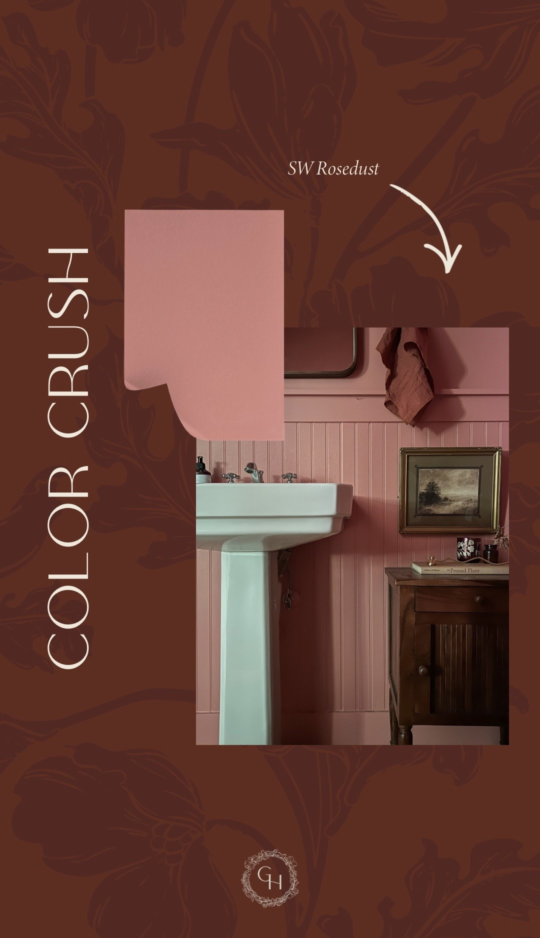 The prettiest and fun pink in our bathroom!

#LTKHome
