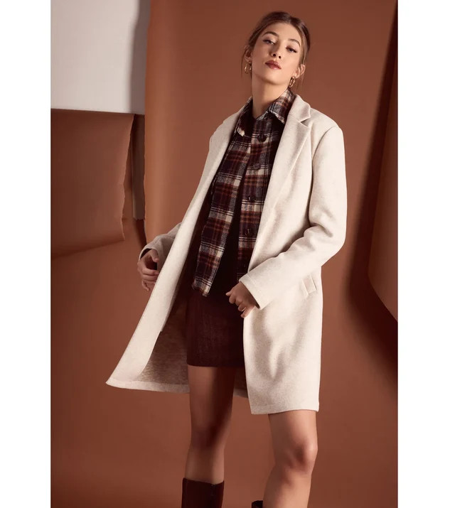 Perfect Chic Faux Wool Trench Coat | Windsor Stores
