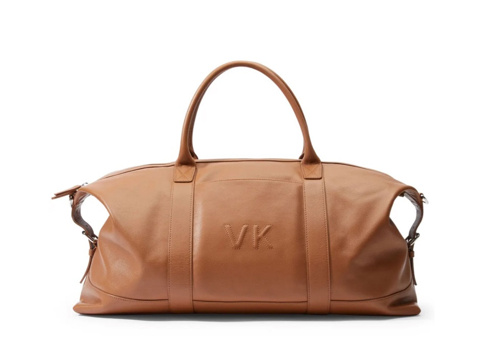 Leather 
Leather bag
Leather duffle 
Travel
Weekender 