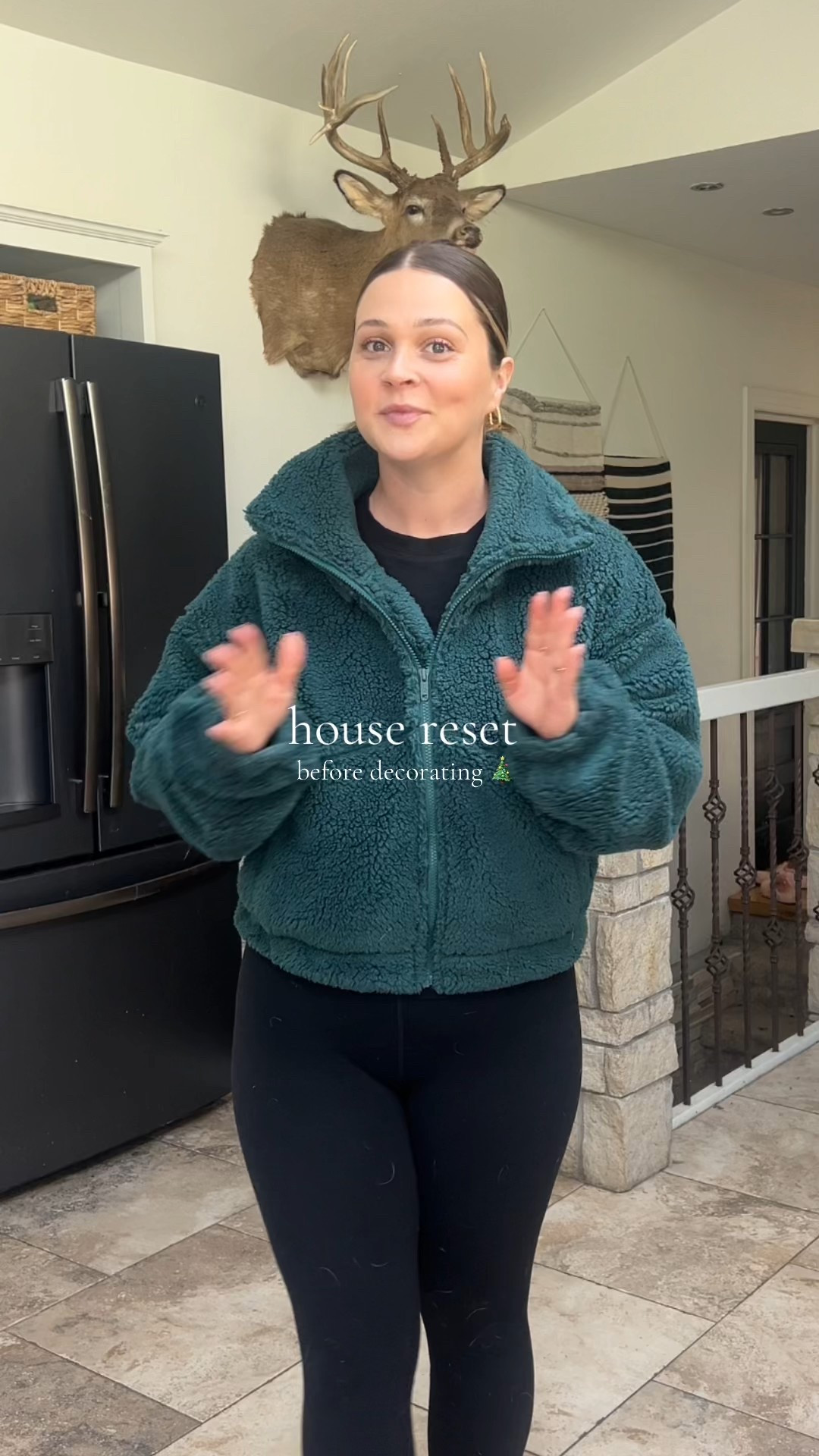 Cut short because my husband got home from work early! I cannot clean if he’s home heheh 

#LTKmorningroutine #LTKdayinmylife #LTKmomlife