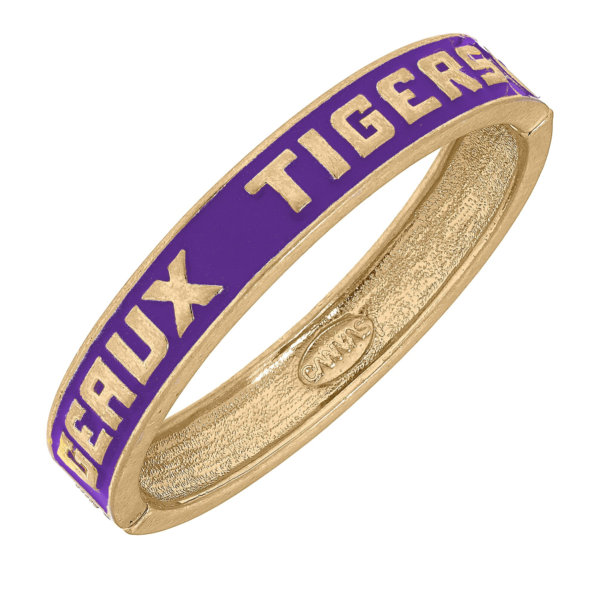 LSU Tigers Women's Enamel Hinge Bangle | Fanatics