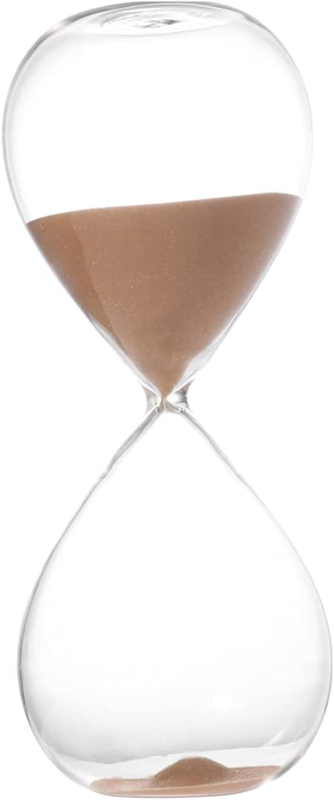 30 Minute Glass Sand Timers Hand- Blown Hourglass Timer Decorative Sandglass Sand Clock for Clock... | Amazon (US)