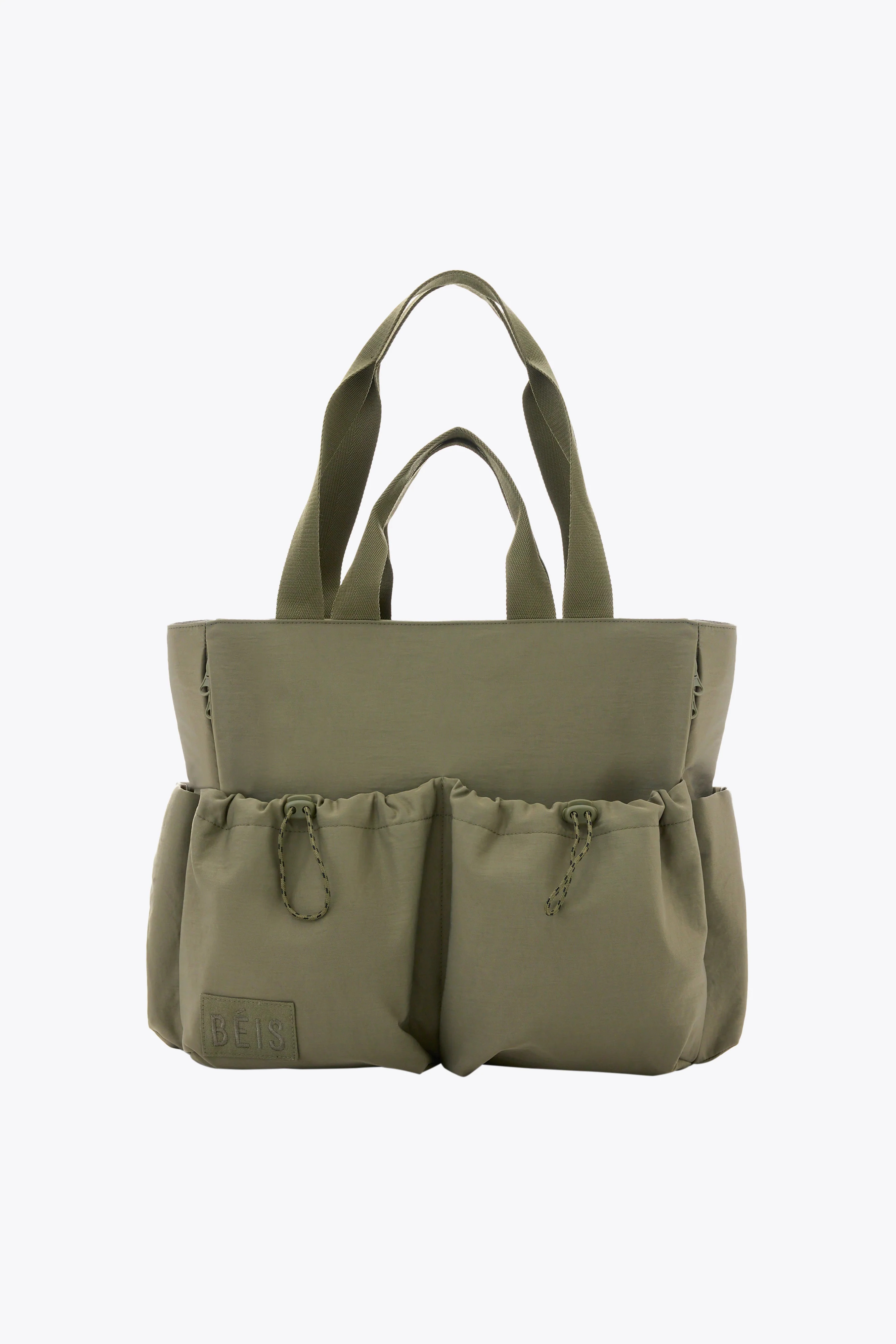 BÉIS 'The Sport Carry-All' in Olive - Green Tennis Tote Bag & Sport Tote Bag | BÉIS Travel