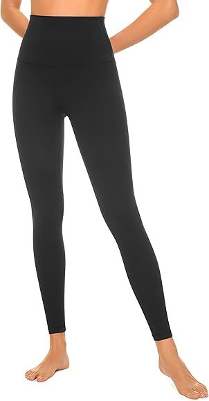 CRZ YOGA Super High Waisted Butterluxe Workout Leggings 25''/ 28'' -Over Belly Buttery Soft Full ... | Amazon (US)