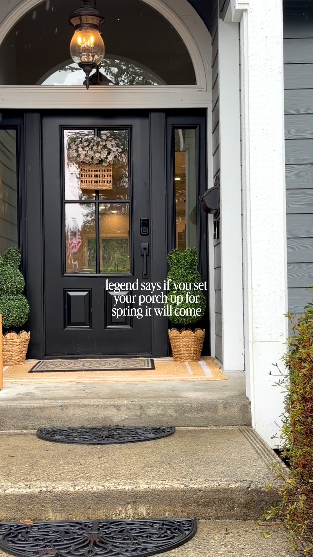 My spring porch refresh!