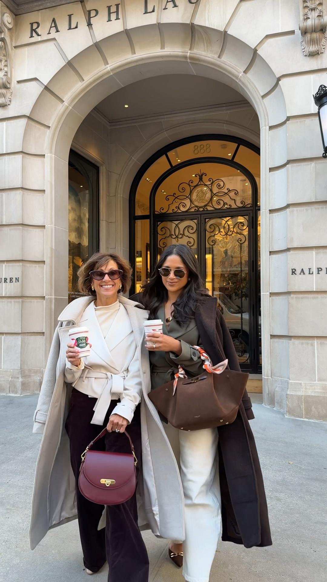 Absolutely love this gorgeous trench jacket that you can also wear as a top! We wore these looks to Ralph’s Coffee
my mom is wearing the sz XS in her top and a petite XS in the pants.
I am wearing a small in the top and 26 in the jeans.
#denim #fallstyle 

#LTKPetite #LTKStyleTip #LTKOver40