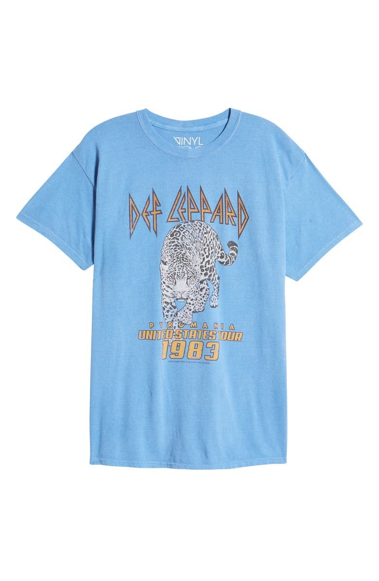 Women's Def Leppard Boyfriend Cotton Graphic Tee | Nordstrom | Nordstrom