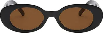 Fifth & Ninth Vivi 50mm Polarized Oval Sunglasses | Nordstrom | Nordstrom