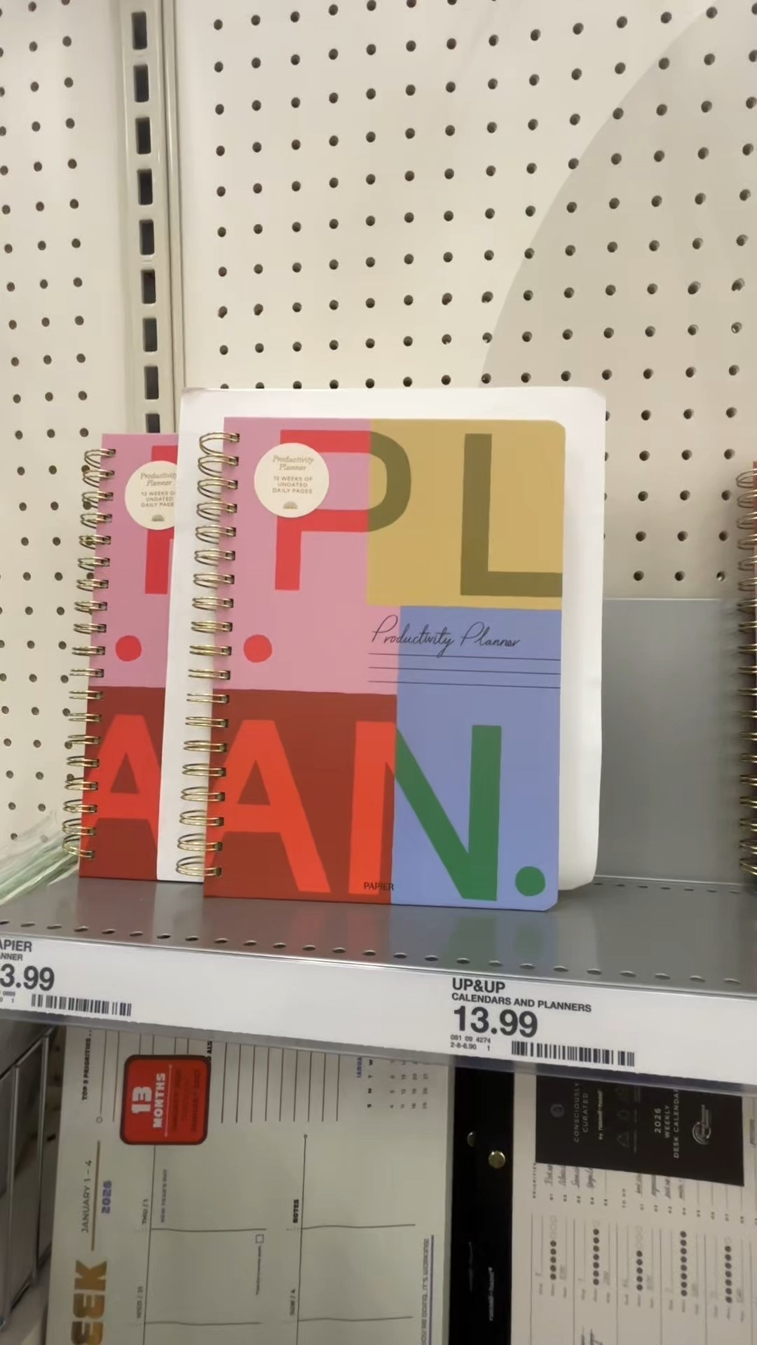 ✨ Aesthetic productivity meets actual functionality. This Papier Productivity Planner from Target is the perfect daily productivity planner if you love structured planning with a modern, colorful design. The spiral-bound hardcover, generous 9.84” x 7.48” size, and clean layout make it ideal for goal setting, daily to-do lists, weekly planning, work planning, and habit tracking. 📒💻

If you’re building a productive routine, planning your workdays, or refreshing your 2026 planner setup, this is a must-have Target planner find that keeps you focused and inspired.

🛒 Linked in LTK for easy shopping.

#LTKselfcare #LTKdayinmylife #LTKfitnessgoals