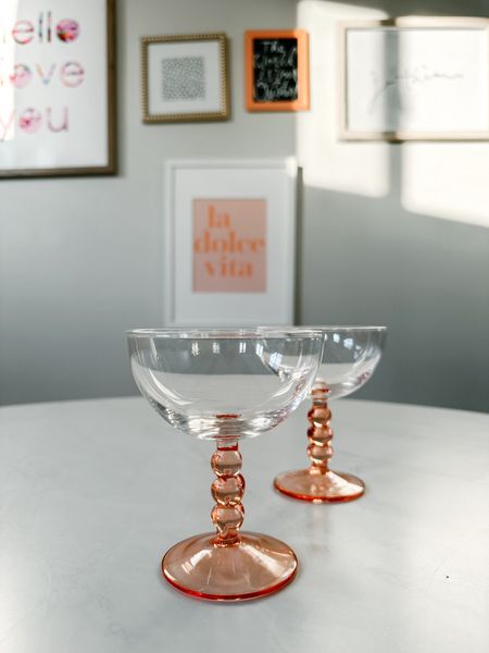 Corazon coupe glass from Anthropologie and other pink glasses for Valentine’s Day 

#LTKSeasonal