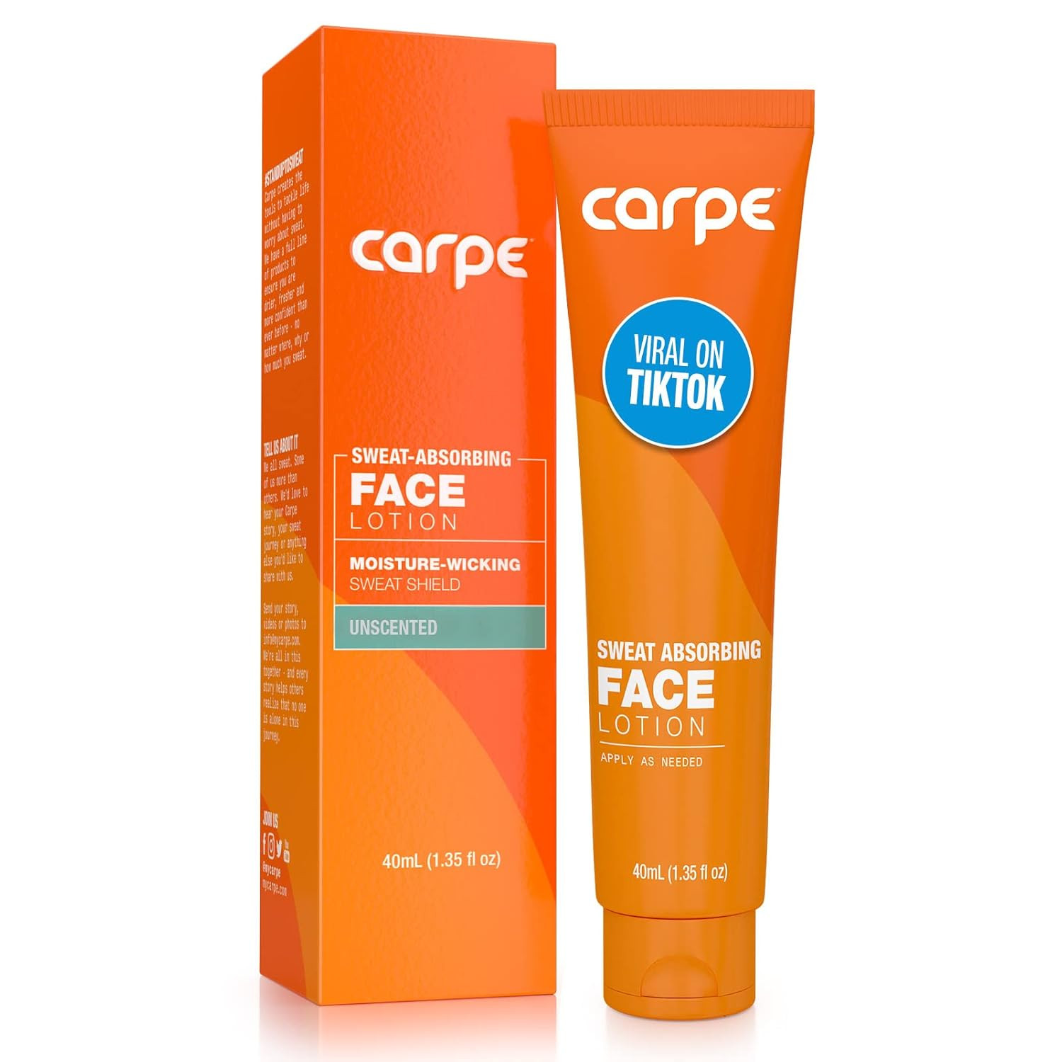 Carpe Sweat Absorbing Face - Helps Keep Your Face, Forehead, and Scalp Dry - Sweat Absorbing Gell... | Amazon (US)