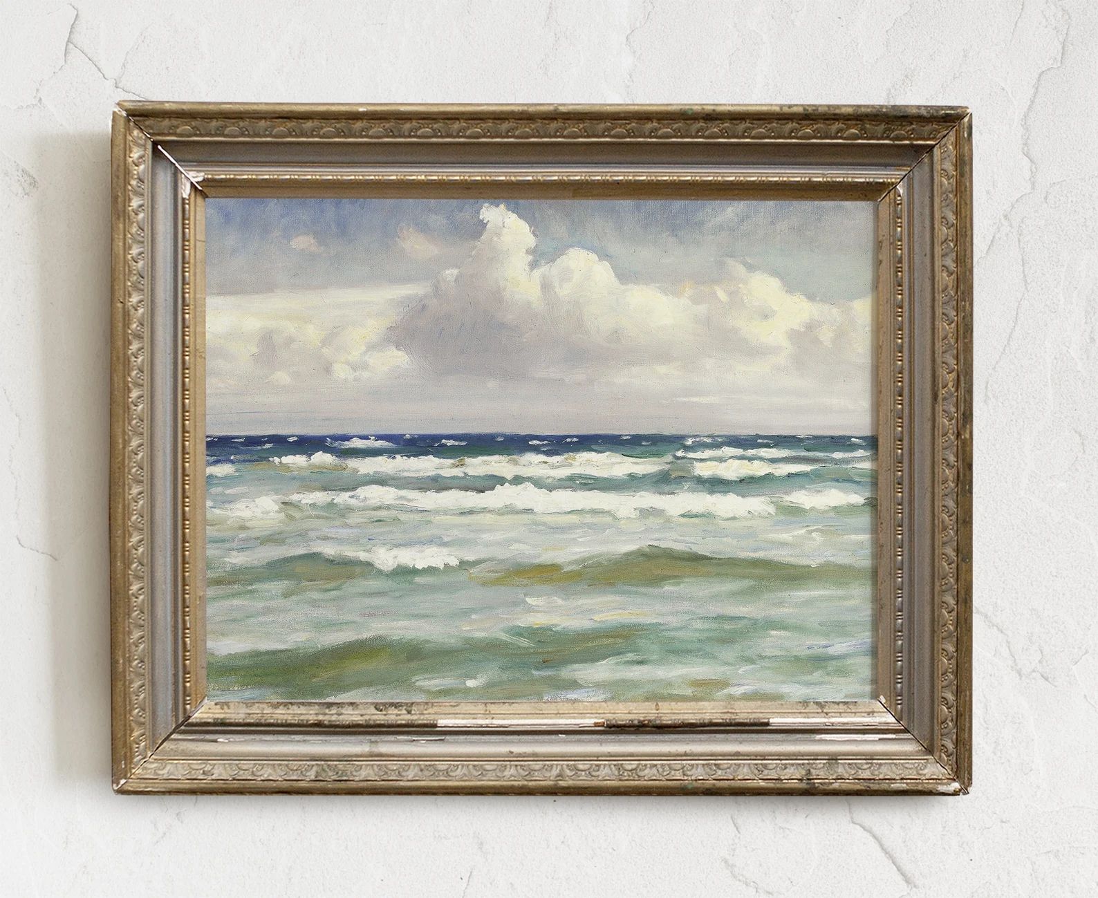 Seascape Painting, Beach Landscape, Seaside Painting, Ocean Art, Beach House Decor 190 - Etsy | Etsy (US)