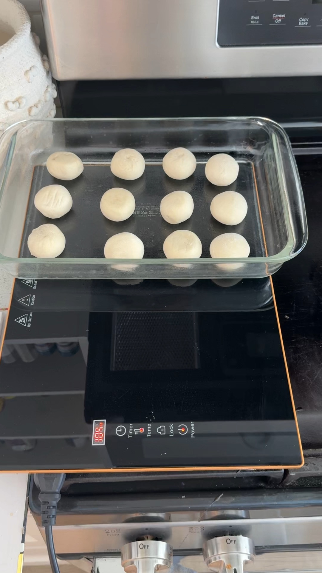 Love this warming plate for keeping food warm while hosting but it’s also great for helping your dough rise quicker!