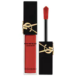 Yves Saint Laurent Make Me Blush 12H Blurring Liquid Blush 57 Coral Clash 0.51 oz / 15 mL | Sephora (US)