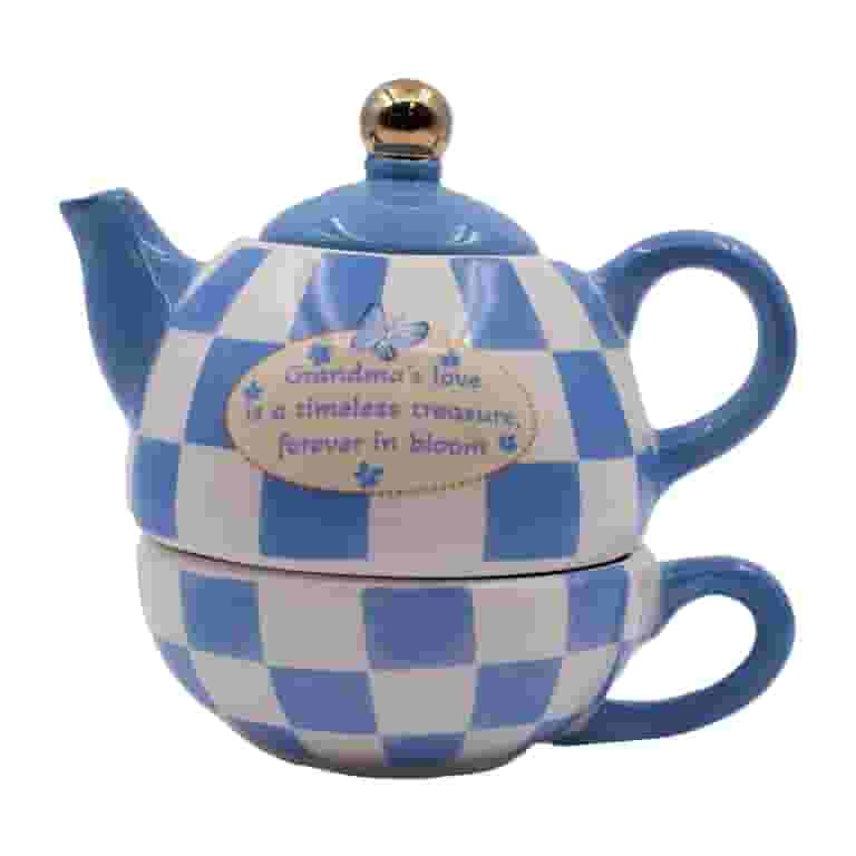 Grandma's Love Is a Timeless Treasure Ceramic Teapot Set, 2 Pieces, Mother's Day by Way To Celebr... | Walmart (US)