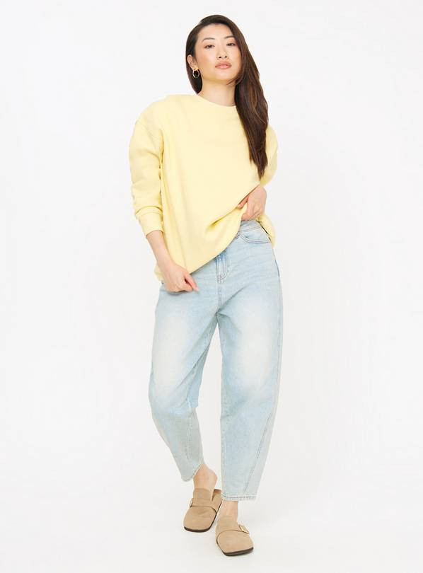 Buy Light Wash Barrel Leg Jeans 14S | Jeans | Tu | Tu Clothing
