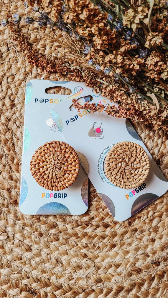 Rattan Popsocket | Etsy (US)