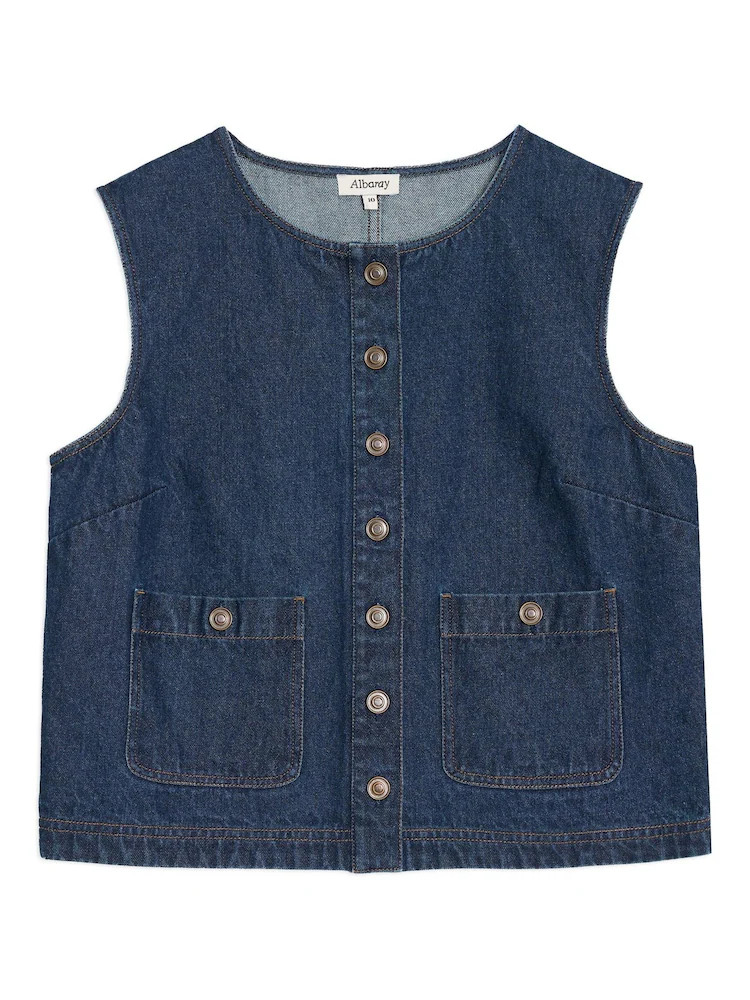 Albaray Blue Pocket Waistcoat | Next EU