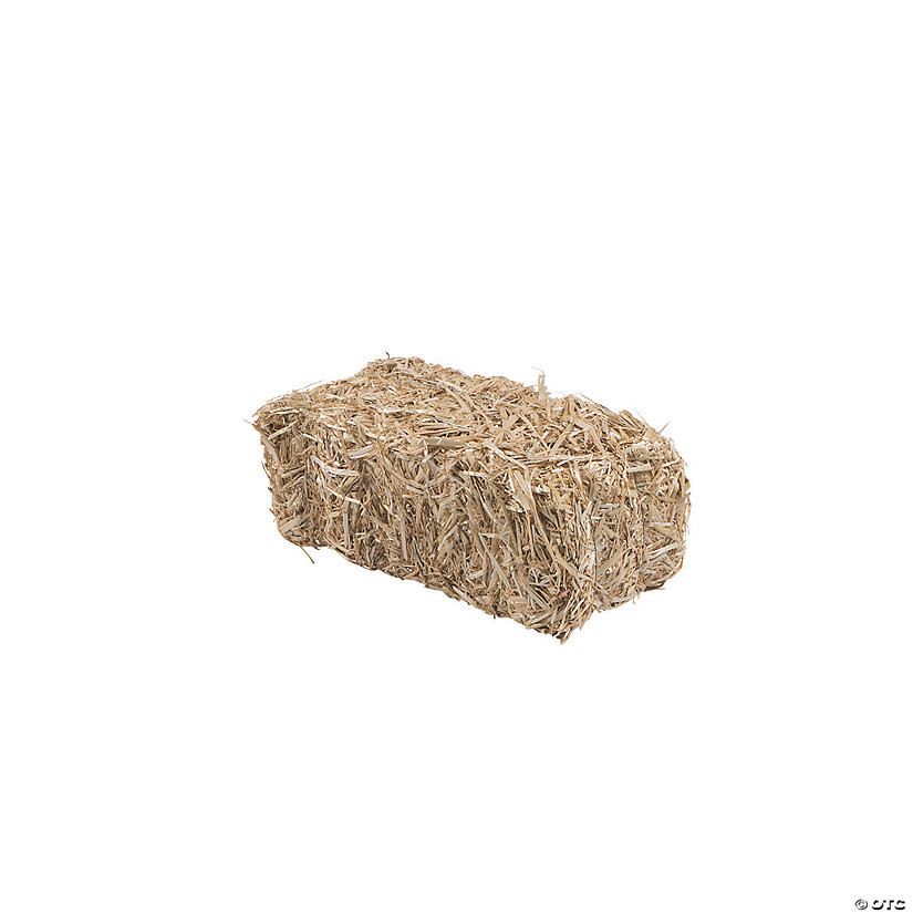 FloraCraft® Decorative Straw Hay Bale - 13" | Oriental Trading Company