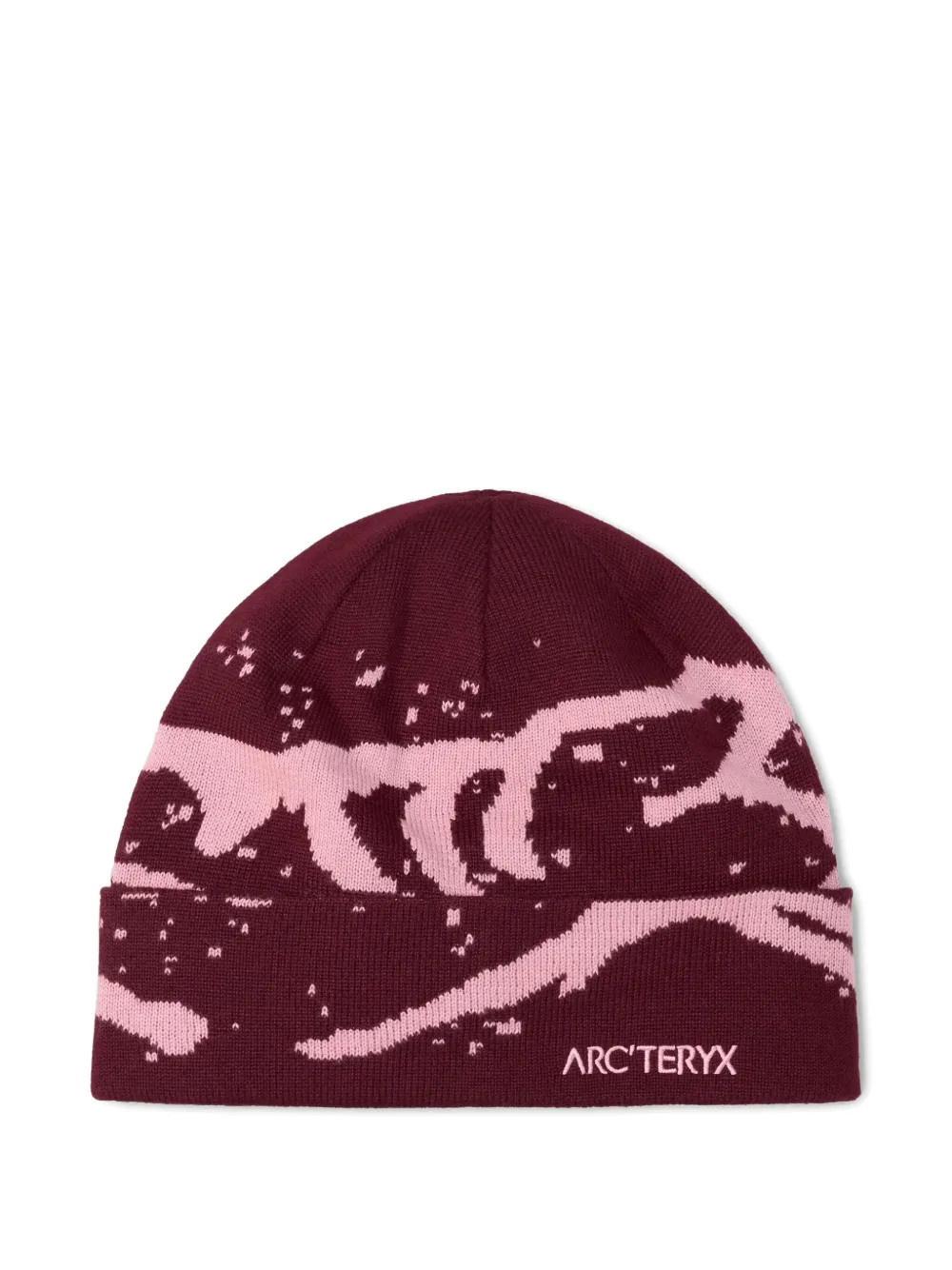 Arc'teryx Grotto patterned beanie hat - Red | Farfetch Global