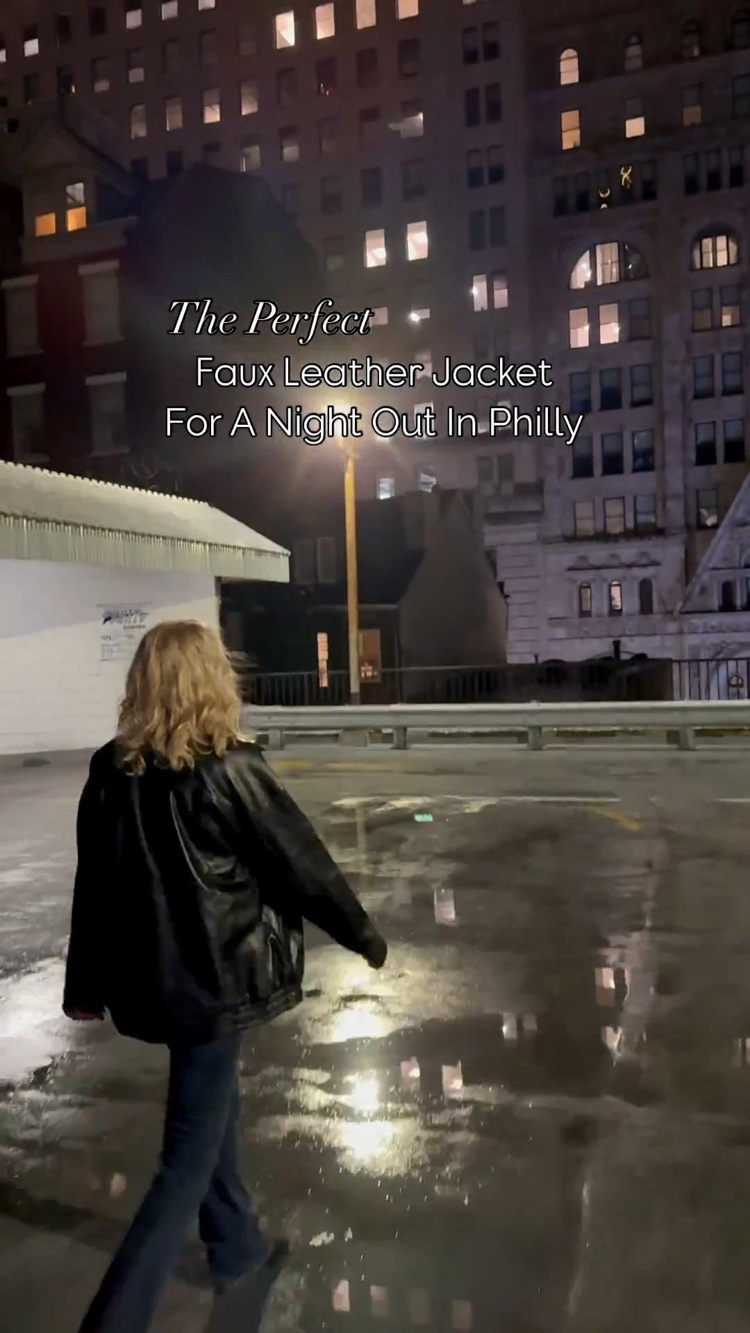 You know when you find that one piece that just pulls your whole outfit together? That’s exactly how I felt as soon as I put this jacket on.  I’ve been wanting to add an oversized, faux leather jacket to my closet and I’m so excited to have found it! The quality is amazing…soft, real leather feel, not too heavy, makes the perfect layering piece. Definitely a new fall favorite! Stay tuned for more ways to style it.  I’ll definitely be dressing this jacket up and down this season.  Fits true to size. The small would have been fine, but I sized up to a medium for a longer length. I’m 5’3” and the medium hits just below my bottom.  Great for work, travel, parties, or just throw on over a hoodie for a more elevated, casual look. #streetstyle #timelessstyle #outfitinspo #outfitideas #style #shopping #seasonalliving #falloutfit #holidaystyle 

#LTKStyleTip #LTKSeasonal #LTKParties