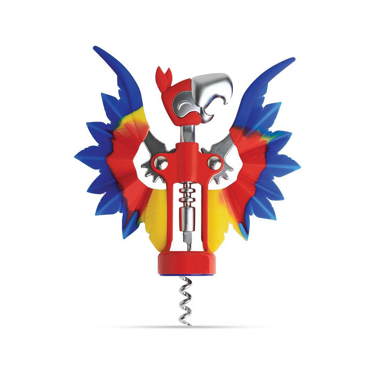 Ototo Holiday Gift Silicone and Steel Pinot Parrot Wine Opener | Target