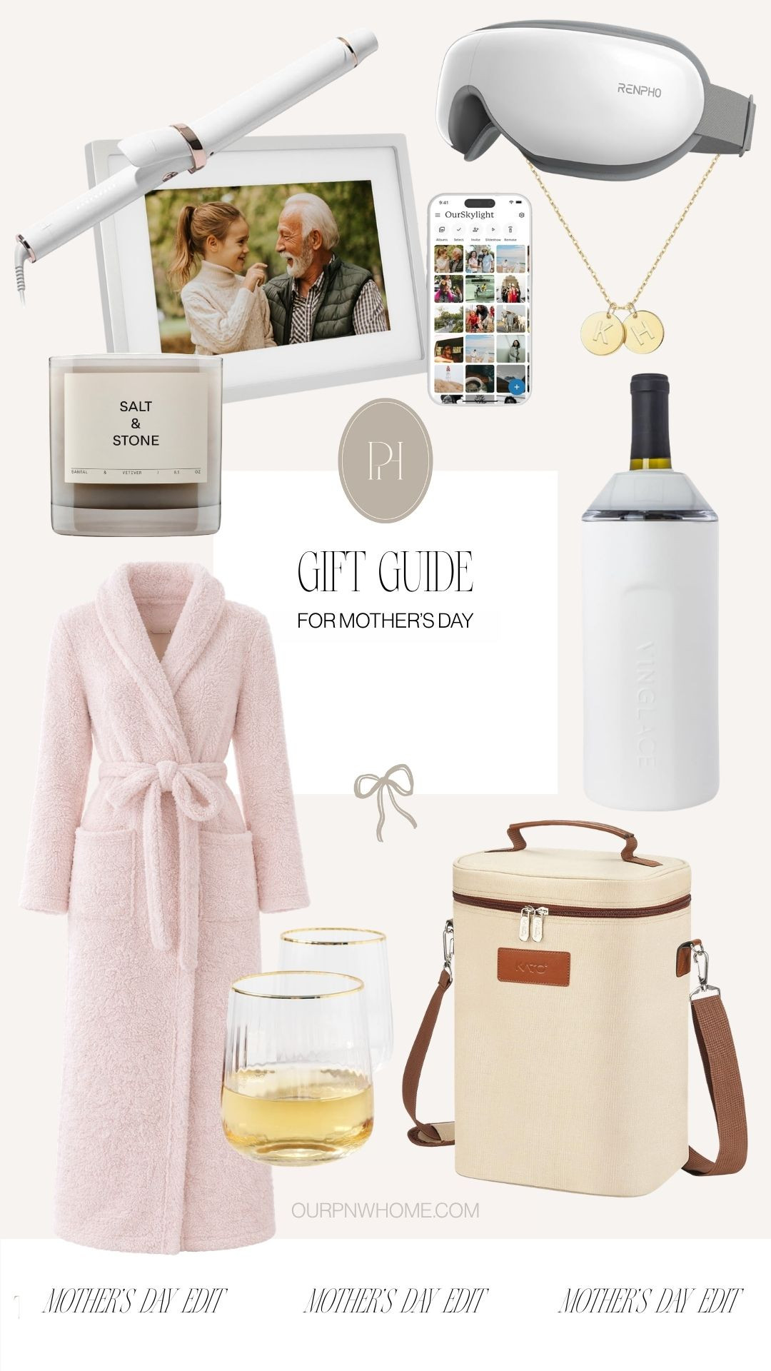 Amazon gift finds for mom this Mother's Day!

Mother's Day gifts, robe, fluted wine glasses, wine cooler, wine bottle insulator, wine bag, wine picnic bag, eye massager, curling iron, digital picture frame, candle, wine mom, initial necklace 

 #LTKmomlife #LTKselfcare #LTKSeasonal