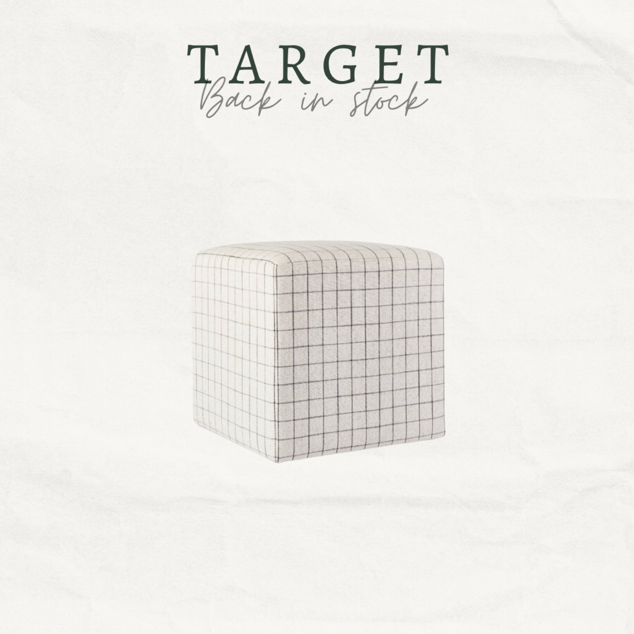 My living room ottomans are back in stock at target! 

#LTKfindsunder100 #LTKhome #LTKstyletip