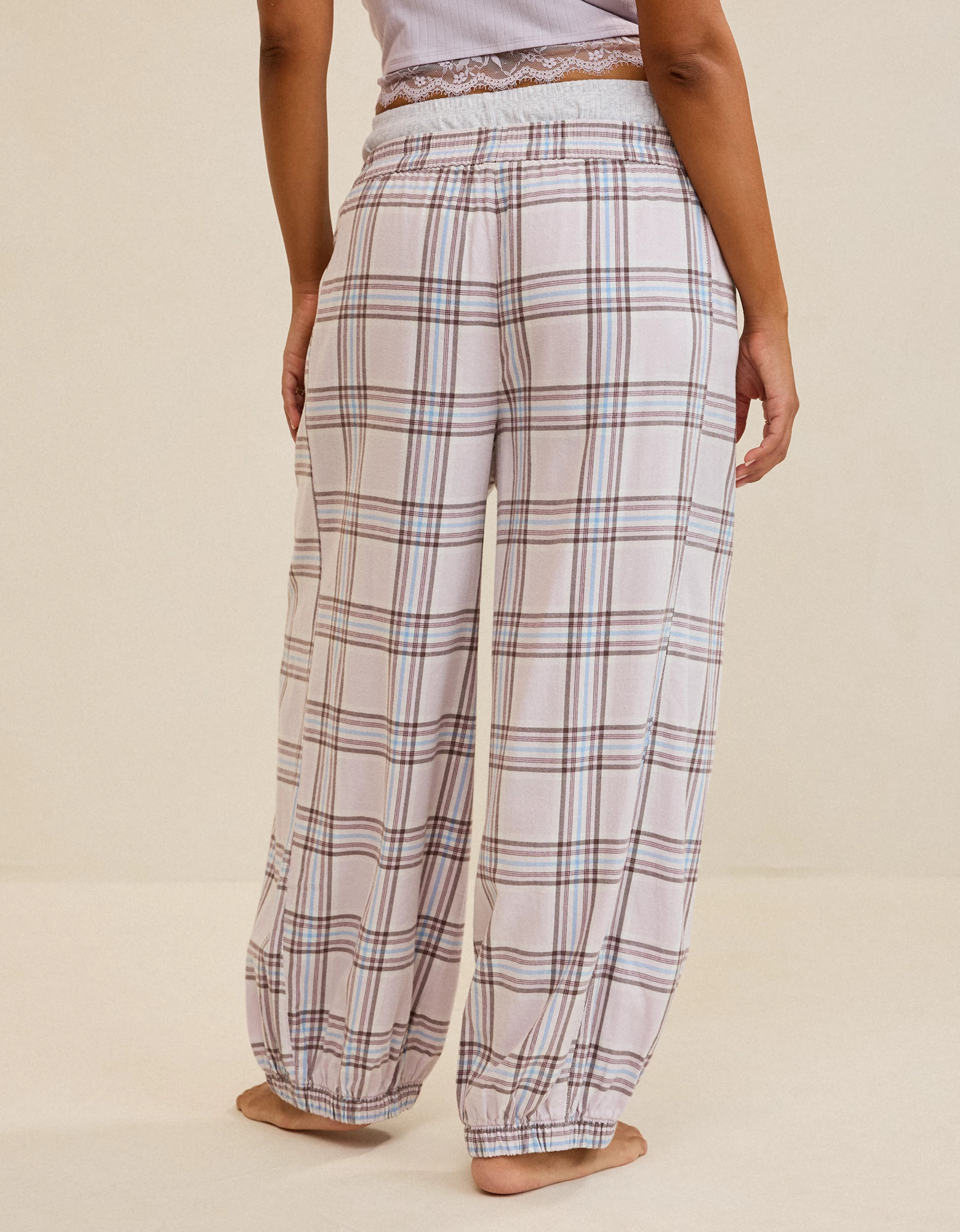 Aerie Flannel Balloon Pant | Aerie
