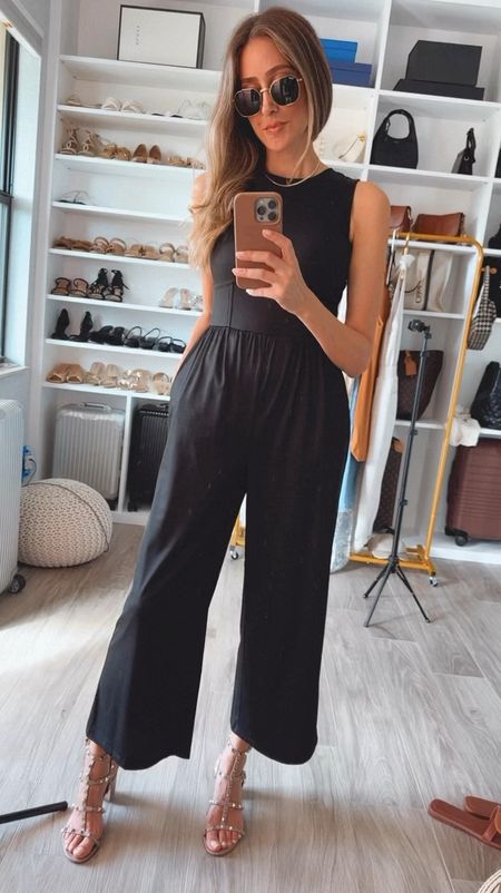 This Amazon jumpsuit is so flattering and affordable, it is perfect for going out.
The material is stretchy and comfortable.
It fits true to size, I am wearing size small.

#LTKOver40 #LTKStyleTip #LTKFindsUnder50