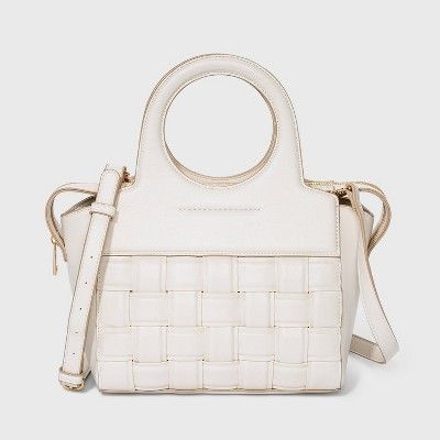 Zip Closure Satchel Handbag - A New Day™ | Target