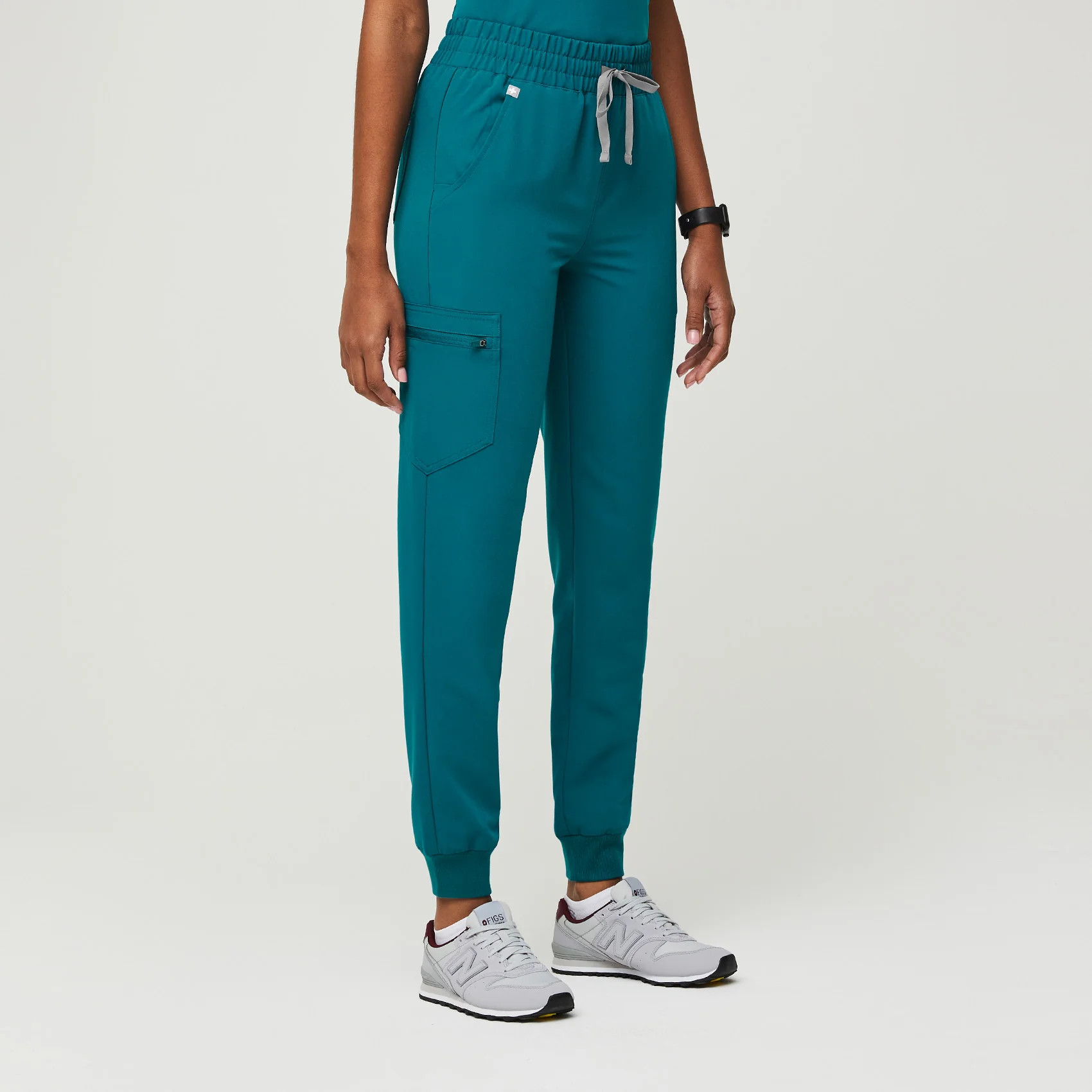 Women's Zamora High Waisted Jogger Scrub Pants - Pacific Blue · FIGS | FIGS